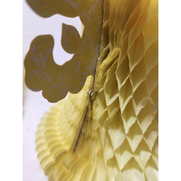 Vintage Honeycomb Paper Tabletop & Garland Wedding, Baby, Showers, Easter Spring - Picture 6 of 8